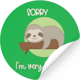Discover Sloth Animal Stickers