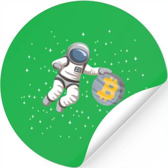 Discover Astronaut Bitcoin Stickers
