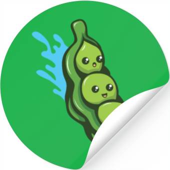 Discover Peas Surfing Stickers