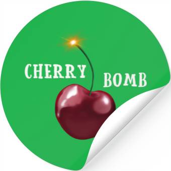 Discover Cherry bomb big Stickers