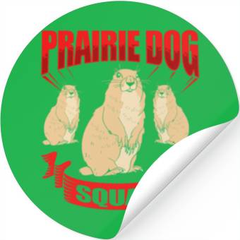 Discover Prairie Dog Groundhog Squirrel Xerini Rodent Stickers