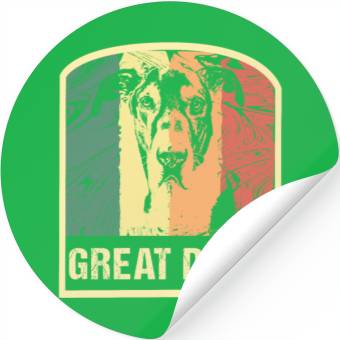 Discover Great Dane Stickers