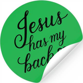 Discover Jesus has my back 01 Stickers