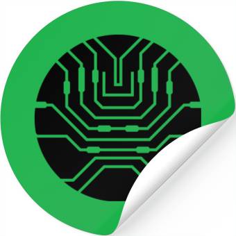 Discover CPU Data Circuit Computer Nerd Electrical Board Stickers