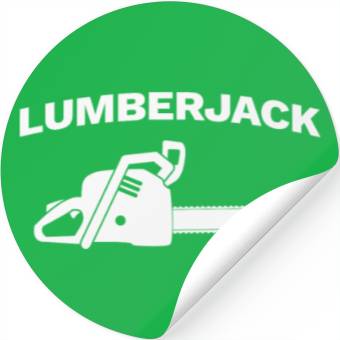 Discover Chainsaw Lumberjack Stickers