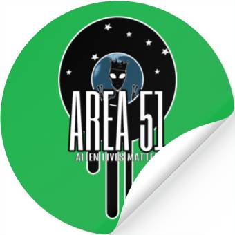 Discover Alien Area 51 Stickers