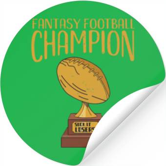 Discover Fantasy football champion Stickers
