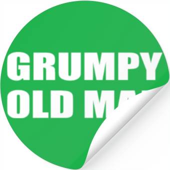 Discover Grumpy Old Man Witty Gym Workout Stickers