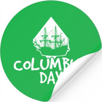 Discover Columbus Day Stickers