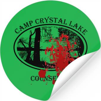 Discover Crystal Lake Counselor Stickers