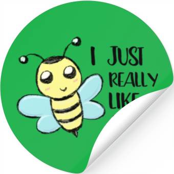 Discover I just really like Bees Love Bee Beekeeper Stickers