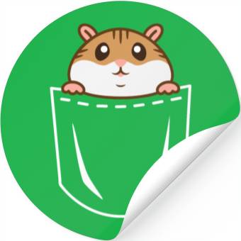 Discover Hamster Belly Stickers