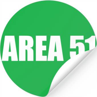 Discover area 51 Stickers