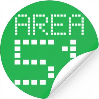 Discover area 51 dots Stickers
