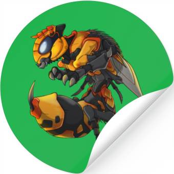 Discover Chameleon Wasp Monster Stickers