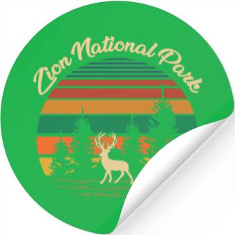 Discover Zion National Park Stickers