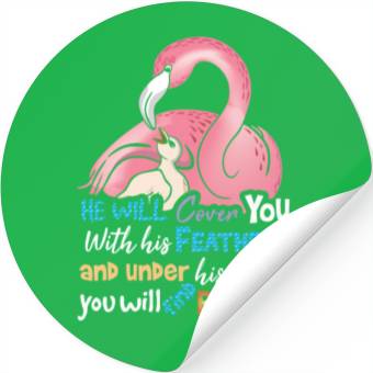 Discover Bible Verse, Refuge Stickers