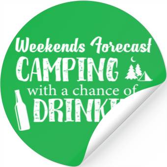 Discover Camping Stickers