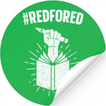 Discover Red For Ed Stickers