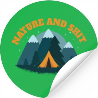 Discover Nature and Shit Stickers