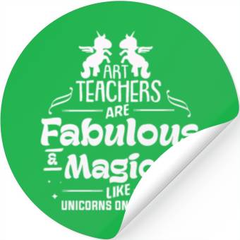 Discover Art Teacher Stickers