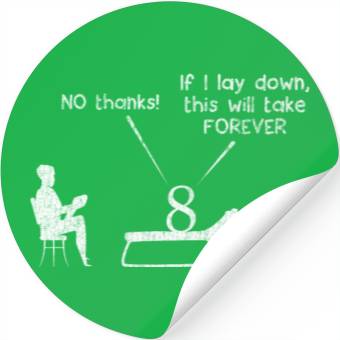 Discover 8 Eight Infinity Therapist Math Mathematics Meme Stickers
