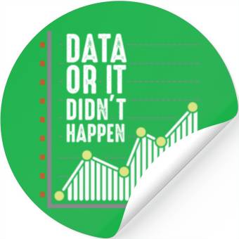 Discover Data Nerd Behavior Analyst Statistics Scientist Stickers