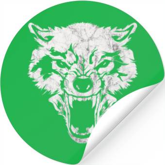 Discover Wolf Worn Look Stickers