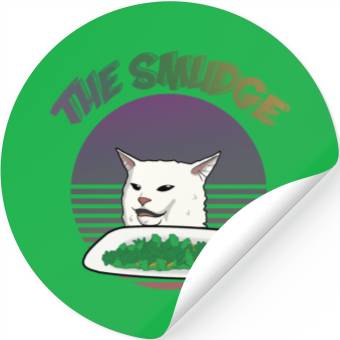 Discover Smudge The Cat Meme Stickers