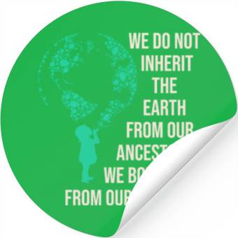 Discover Save Earth For Our Children Stickers