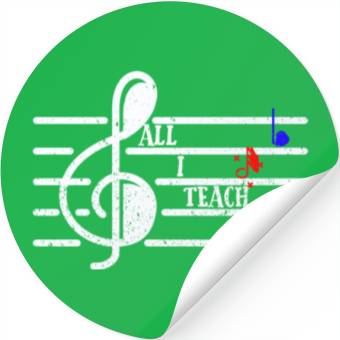 Discover Music Teacher Stickers