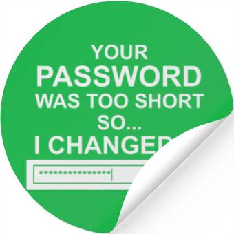 Discover Computer Hacker Cybersecurity Your Password Was Stickers