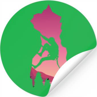 Discover Rock Climbing Stickers