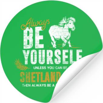 Discover Shetland Pony Gift Stickers