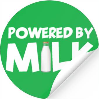 Discover Powered by Milk Stickers