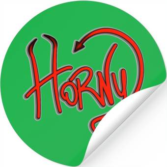 Discover Horny Devil Funny Horns Pun Stickers