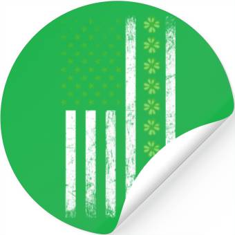 Discover Irish American Flag Stickers
