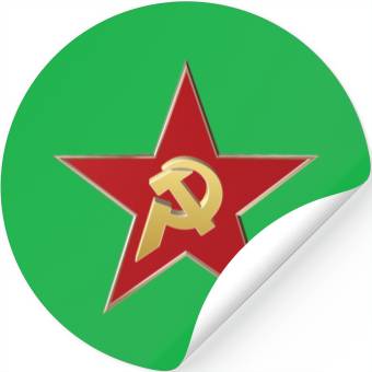 Discover Hammer and sickle Stickers