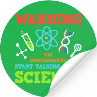 Discover Science Teacher Stickers