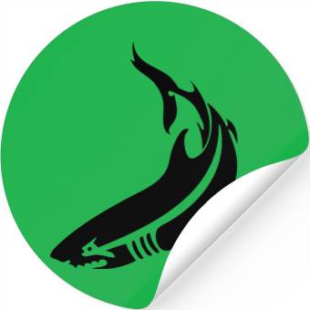 Discover Shark Tribal 1c Stickers