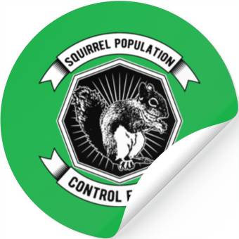 Discover Squirrel Population Control Expert Stickers