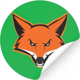 Discover Fox mascot Stickers