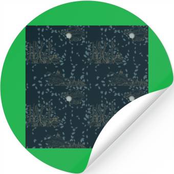 Discover Night Pattern Stickers