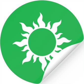Discover Mask - Sun (Solar Eclipse) Stickers
