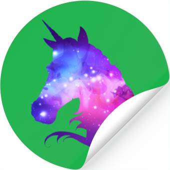 Discover Galaxy Unicorn Stickers
