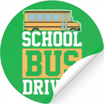 Discover Bus Driver School Bus Stickers