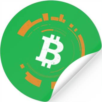 Discover Stickers bitcoin tech logo bitcoin crypto trader btc gi