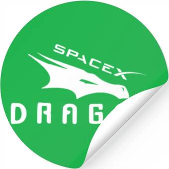 Discover Spacex dragon Nasa Stickers