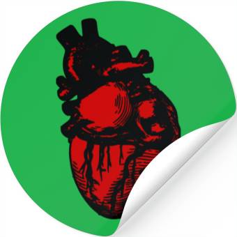 Discover The human heart Stickers
