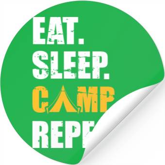 Discover Camping Stickers